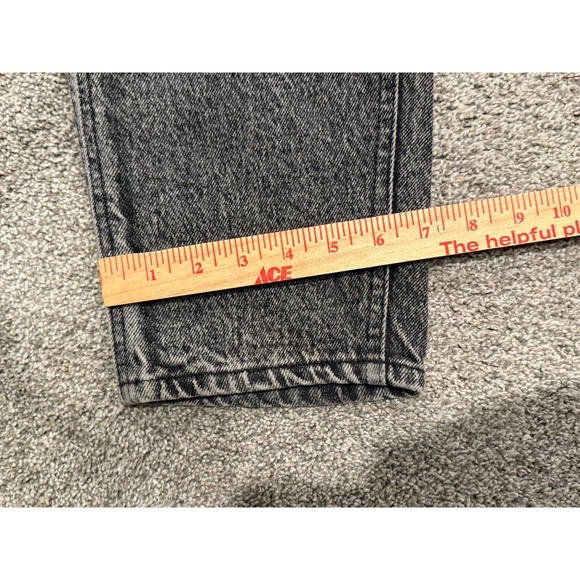 Lee Jeans Women's 14 Medium Gray‎ Denim Stone Wash Cotton Straight Leg 5-Pockets - Picture 9 of 12